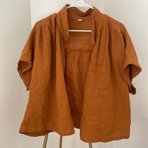 Cropped Button Down